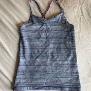 Ivivva Blue and Purple Athletic Cami Top